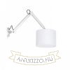 MADISON W fali lámpa fehér króm 230V LED E27 15W