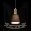 ICAR függő lámpa fekete/aranysárga  230V LED E27 11W