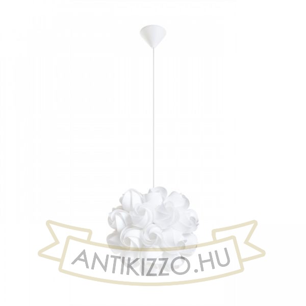 COCO függő lámpa  fehér PVC 230V LED E27 15W