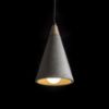 HEIDI függő lámpa  beton/fa 230V LED E27 11W