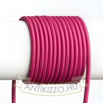FIT 3x0,75 1fm textil kábel fukszia  