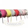 FIT 3x0,75 1fm textil kábel piros  