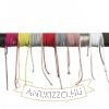FIT 3x0,75 1fm textil kábel piros  