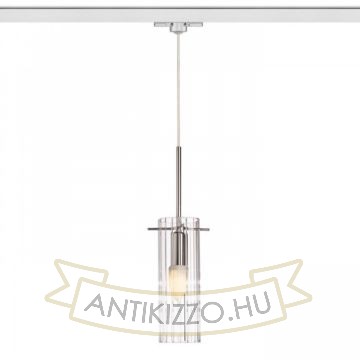 GIFT háromfázisú áramkörös sínre  tiszta üveg 230V LED E14 6W