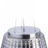 CORONA függő lámpa  krómozott üveg 230V LED E27 15W