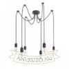 CINDY VI függő lámpa fekete  230V LED E27 6x15W