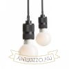 CINDY VI függő lámpa fekete  230V LED E27 6x15W