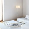 PLAZA állólámpa fehér króm 230V LED E27 15W