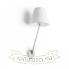 SILENCE fali lámpa fehér króm 230V LED E27 15W