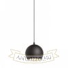 COPA függő lámpa fekete üveg 230V LED E27 11W