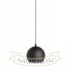 COPA függő lámpa fekete üveg 230V LED E27 11W
