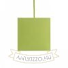 TEMPO 15/15 lámpabúra  Chintz lime/fehér PVC  max. 28W
