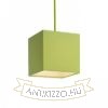TEMPO 15/15 lámpabúra  Chintz lime/fehér PVC  max. 28W