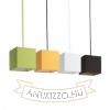TEMPO 15/15 lámpabúra  Chintz lime/fehér PVC  max. 28W