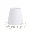 CONNY 15/15 lámpabúra  Polycotton fehér/fehér PVC  max. 28W