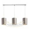 MORE 80 mennyezeti függőlámpa alap  króm 230V LED E27 3x15W
