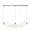 MORE 80 mennyezeti függőlámpa alap  matt nikkel 230V LED E27 3x15W