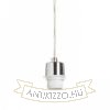 MORE 60 mennyezeti függőlámpa alap  króm 230V LED E27 3x15W
