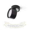 PIXIE dönthető lámpa fekete króm 230V LED GX53 7W