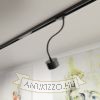 PIXIE libanyak háromfázisú áramkörös sínre fekete  230V LED GX53 7W