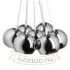 ASTROMET VII függő lámpa  króm 230V LED E27 7x11W