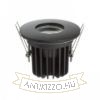 WATERBOY R  matt fekete  230V LED 10W 40° IP65  3000K