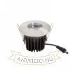 WATERBOY R   matt nikkel 230V LED 10W 40° IP65  3000K