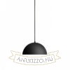 MONROE 30 függő lámpa matt fekete/fehér  230V LED E27 11W