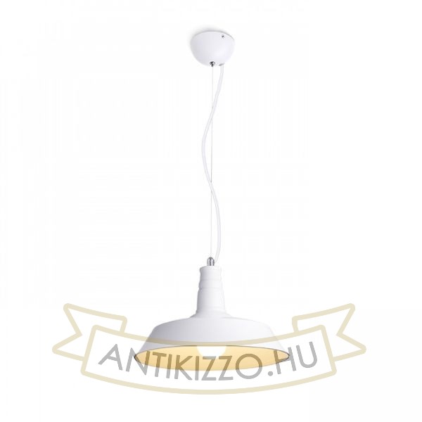 GOLDIE 46 függő lámpa fehér/fehér  230V LED E27 30W