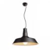 GOLDIE 46 függő lámpa fekete/fehér  230V LED E27 30W