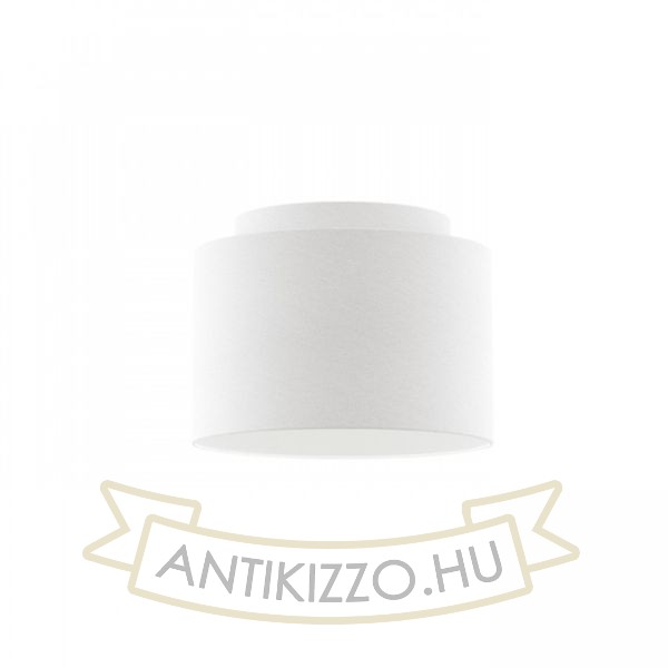 DOUBLE 40/30 lámpabúra  Polycotton fehér/fehér PVC  max. 23W