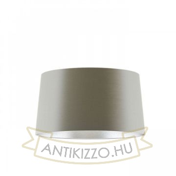 ASPRO 55/30 lámpabúra  Monaco galamb szürke/ezüst PVC  max. 23W