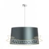 ASPRO 55/30 lámpabúra  Monaco benzin kék/ezüst PVC  max. 23W