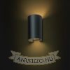 RON W 15/25 fali lámpa  Monaco petróleum kék/ezüst PVC 230V LED E27 15W