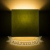 LOPE W 25/14 fali lámpa  Chintz lime/fehér PVC 230V LED E27 15W