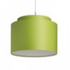 DOUBLE 40/30 lámpabúra  Chintz lime/fehér PVC  max. 23W