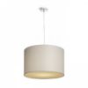 RON 40/25 lámpabúra  Chintz világosszürke/fehér PVC  max. 23W