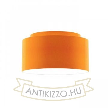 DOUBLE 55/30 lámpabúra  Chintz narancssárga/fehér PVC  max. 23W