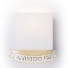 LOPE W 25/14 fali lámpa  Polycotton fehér/fehér PVC 230V LED E27 15W
