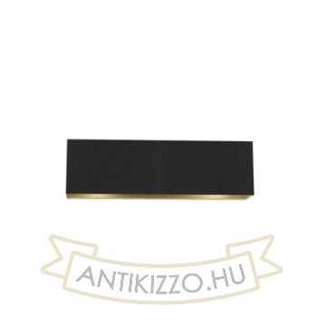 LOPE 80/23 lámpabúra  Polycotton fekete/arany fólia  max. 23W
