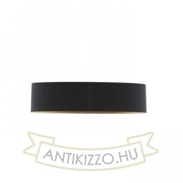 CASUAL 90/22 lámpabúra  Polycotton fekete/arany fólia  max. 23W
