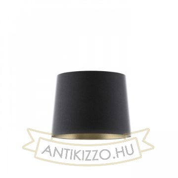 ASPRO 40/30 lámpabúra  Polycotton fekete/arany fólia  max. 23W
