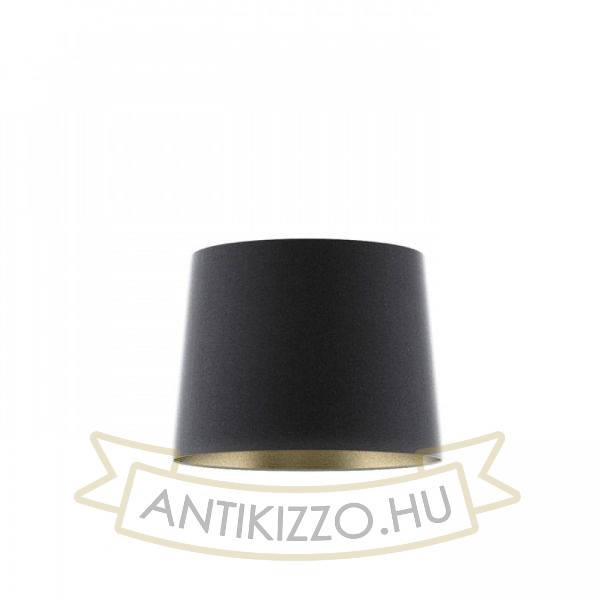ASPRO 40/30 lámpabúra  Polycotton fekete/arany fólia  max. 23W