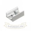 EUTRAC felfüggeszthető adapter három áramkörös sínre ezüstszürke  