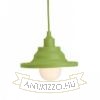 AMICI függő szilikon lámpa zöld  230V LED E27 15W