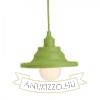 AMICI függő szilikon lámpa zöld  230V LED E27 15W