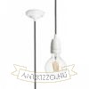 FABIO függesztő készlet fekete porcelán 230V LED E27 15W