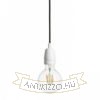 FABIO függesztő készlet fekete porcelán 230V LED E27 15W
