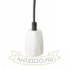 FABIO függesztő készlet fekete/fehér porcelán 230V LED E27 15W