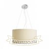 LALO 55 függő lámpa krémfehér matt nikkel 230V LED E27 3x15W